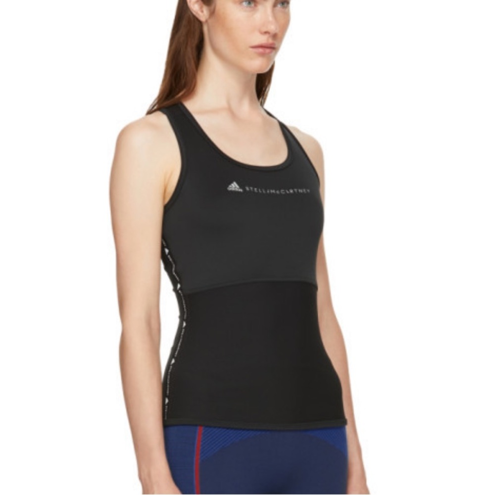 Adidas X Stella Mccartney Parley tennis Tank Top women's Sz Xs black/gray